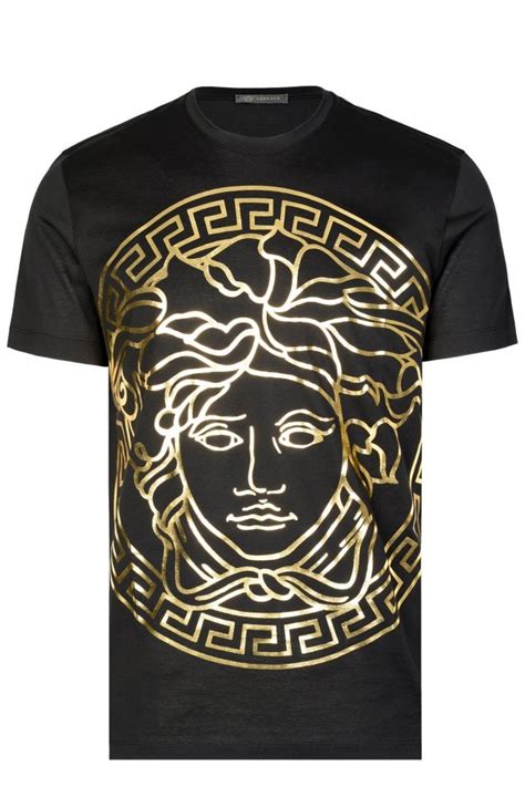 versace medusa shirt navy|versace t shirt medusa head.